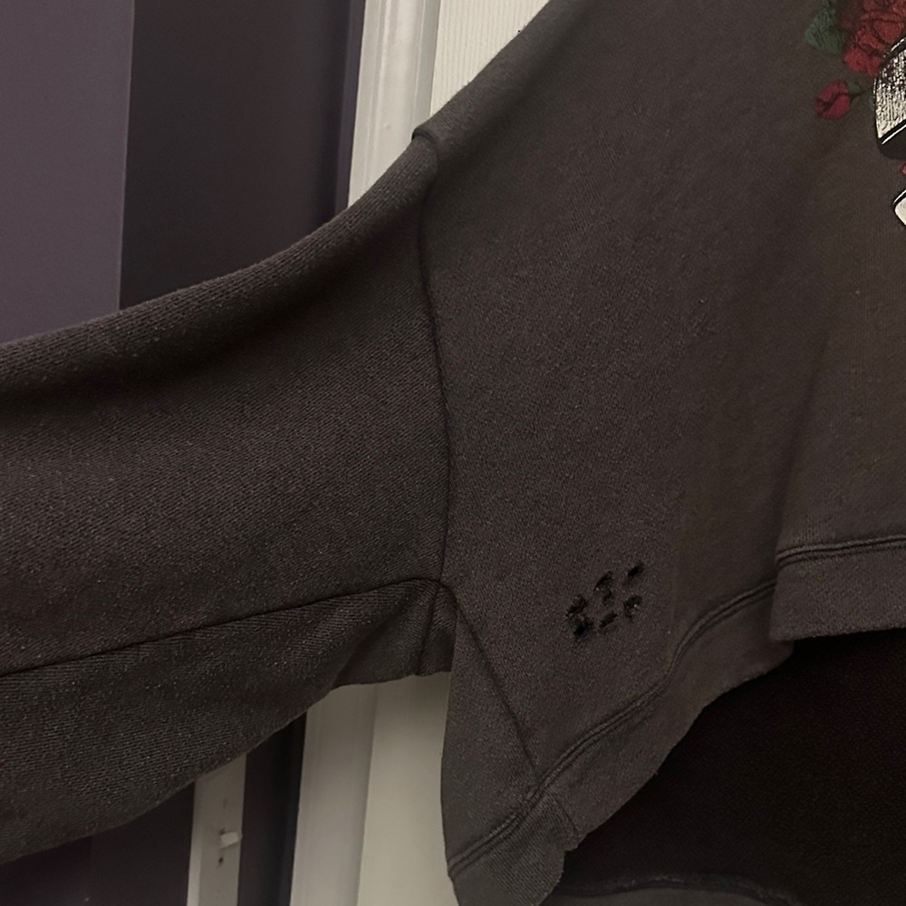 Free People Brown 'Free Spirit' Graphic Hooded Sweatshirt - Picture 5 of 6